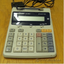 Sharp EL-1801C 12 Digit Printing Calculator